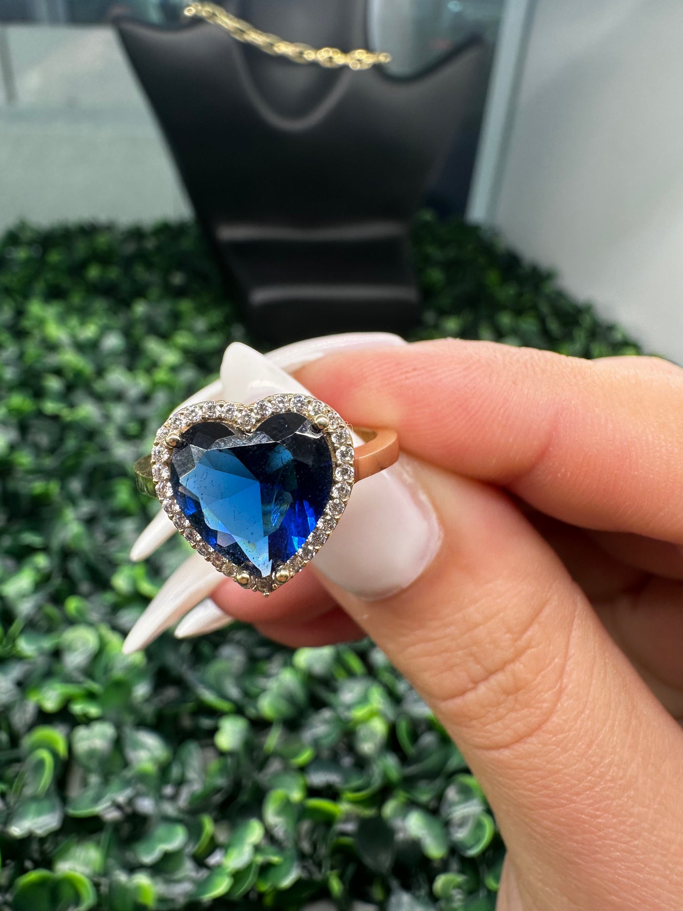 Blue Heart ring