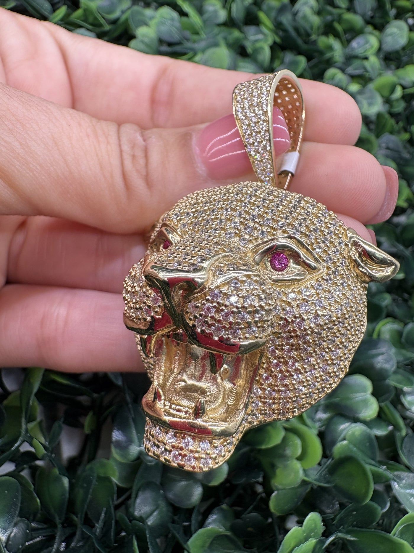 Tiger face pendant